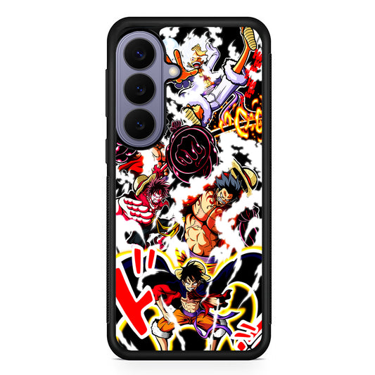 One Piece Luffy Gear Transformation Samsung Galaxy S26 Case | Durable Rubber Case for Samsung Galaxy S26