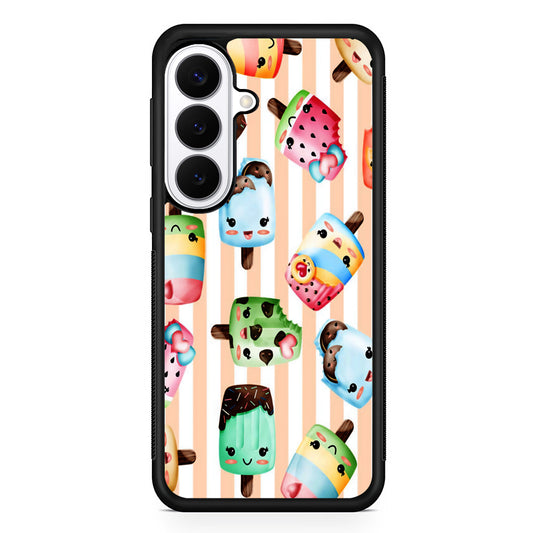 Cute Face Ice Cream Stick Samsung Galaxy S26 Plus Case | Slim Protective Cover for Samsung Galaxy S26 Plus