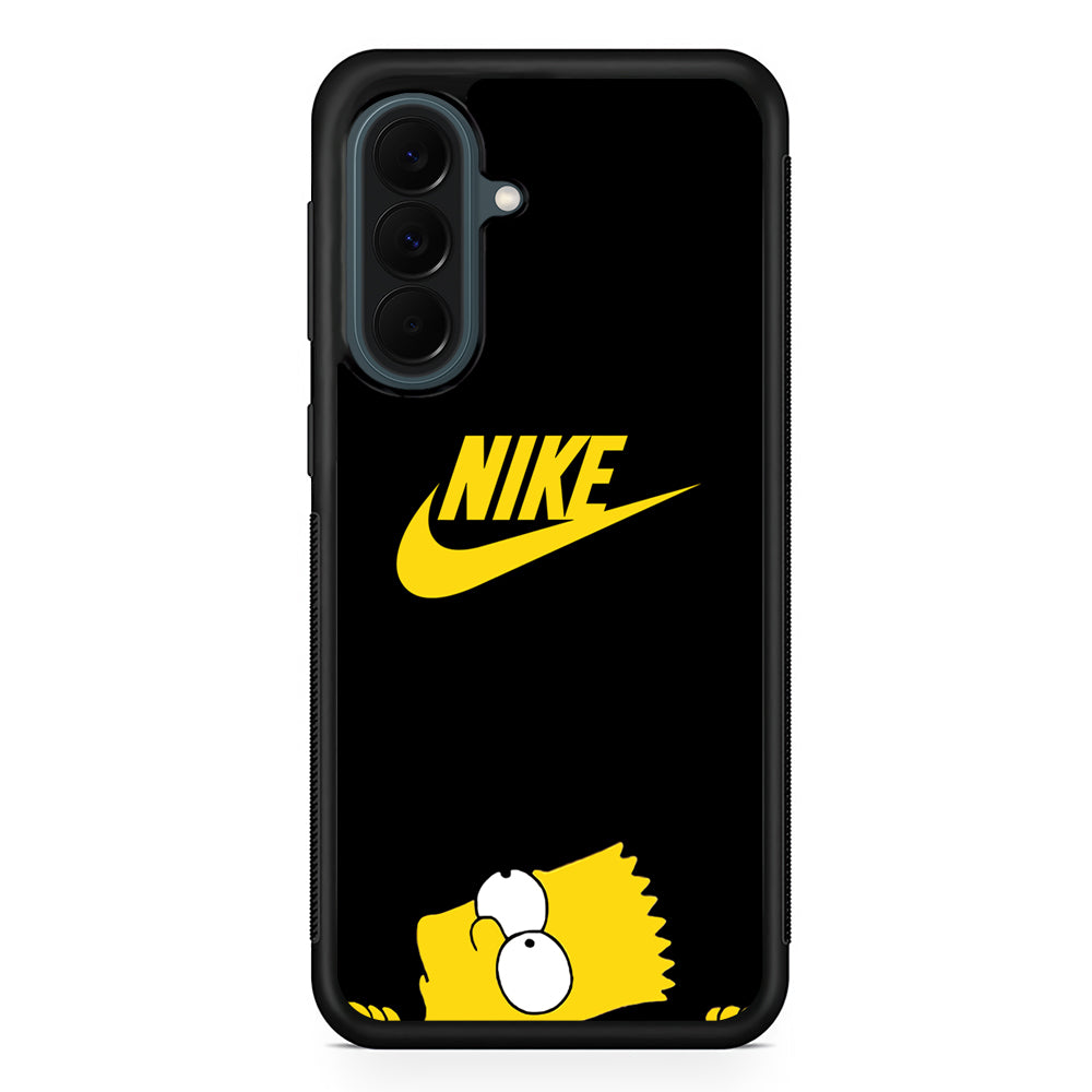 Nike Bart Simpson Samsung Galaxy A37 Case | Samsung Galaxy A37 Rubber Phone Case