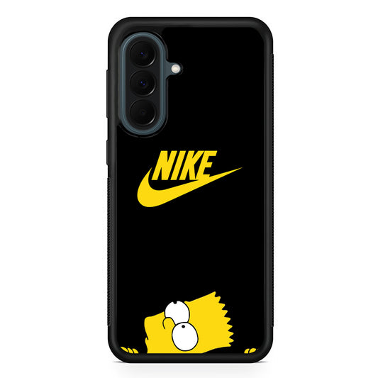 Nike Bart Simpson Samsung Galaxy A37 Case | Samsung Galaxy A37 Rubber Phone Case