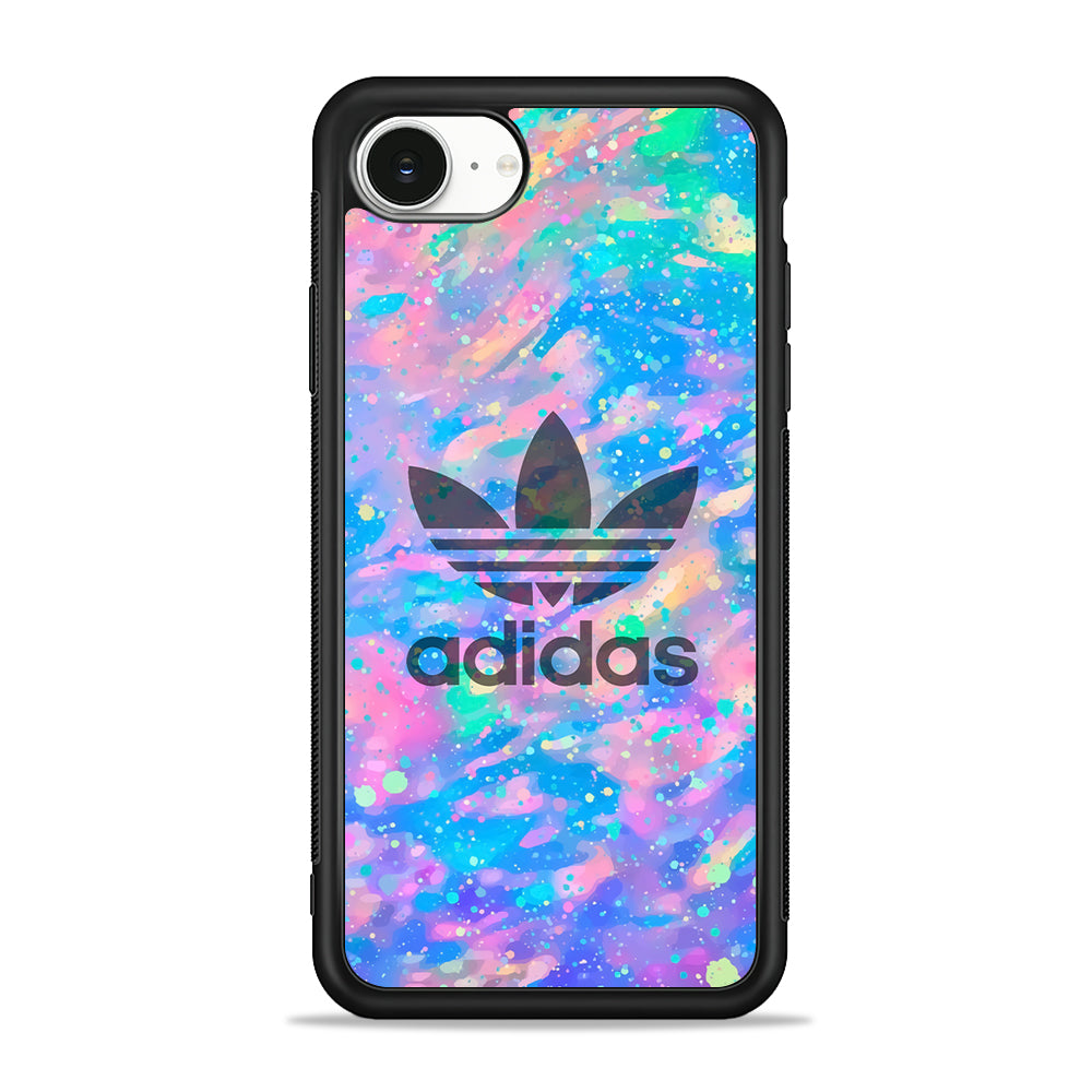 Adidas Hue of Dusk iPhone 16e Case - Slim Silicone Case