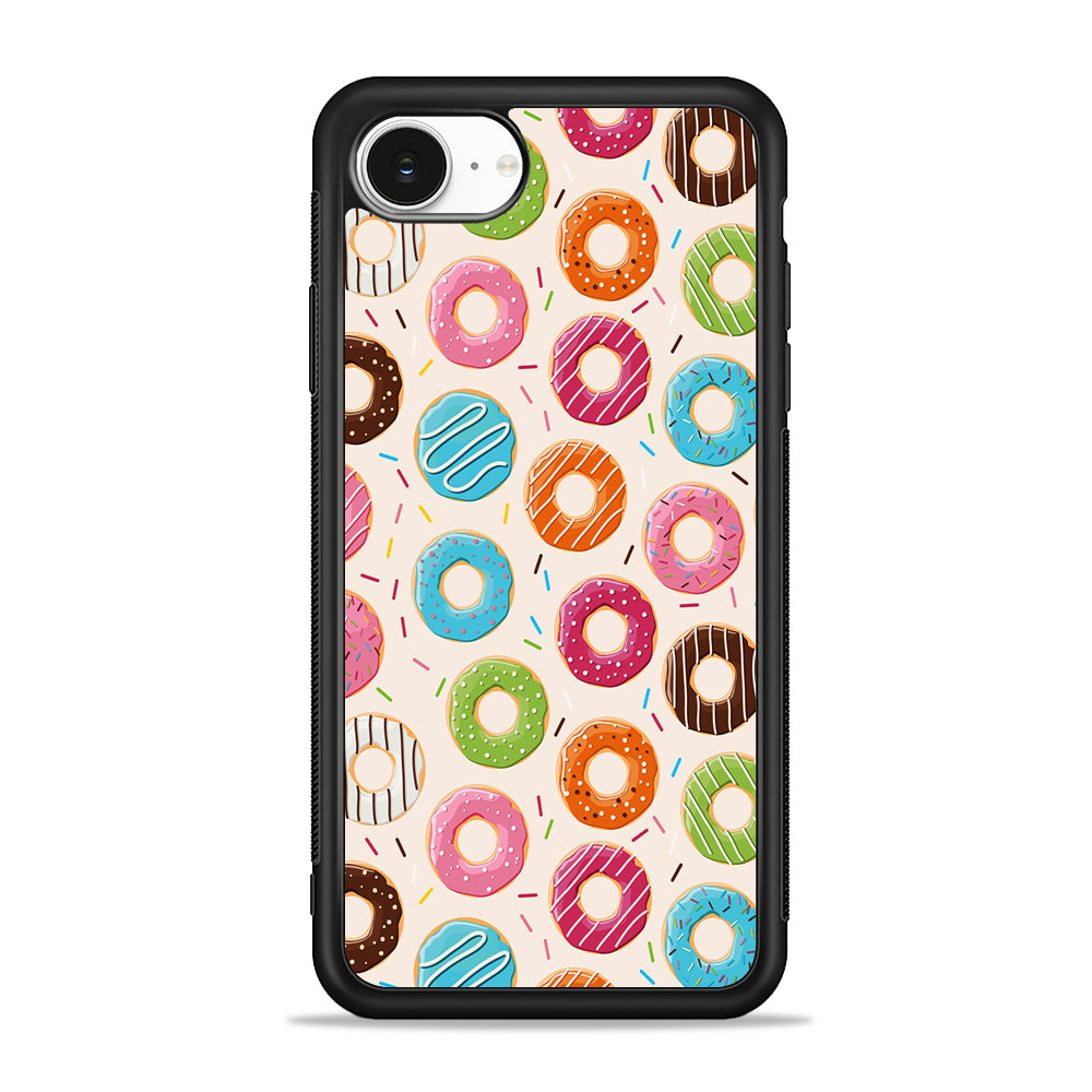Various Sweet Cute Donuts iPhone 16e Case | Protective Phone Cover