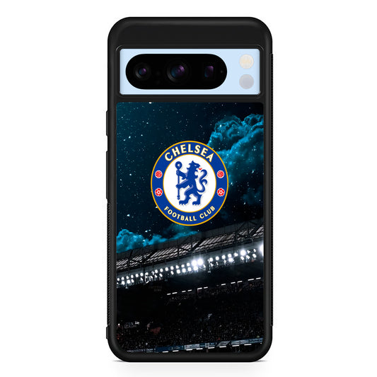 Chelsea Home Stamford Bridge Google Pixel 8 Pro Case | Slim Rubber Case for Google Pixel 8 Pro