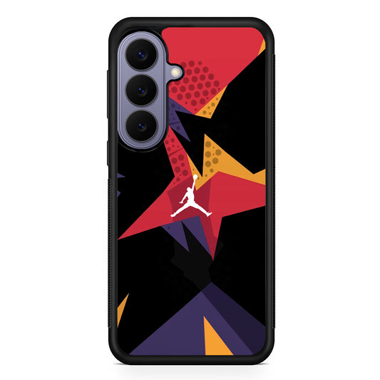 Air Jordan Silhouette of Footstep Samsung Galaxy S26 Case | Slim Protective Rubber Case for Samsung S26