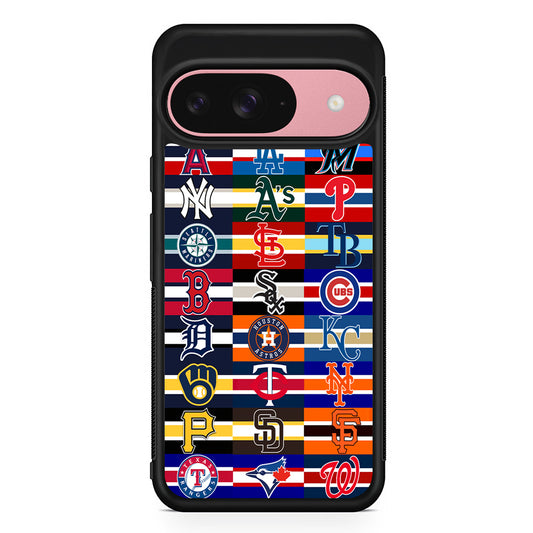 All MLB Teams Jersey Google Pixel 9 Case | Google Pixel 9 Protective Rubber Case