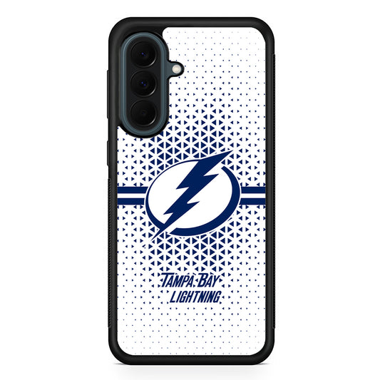 NHL Tampa Bay Lightning Triangle Samsung Galaxy A37 Case | Samsung Galaxy A37 Rubber Phone Case