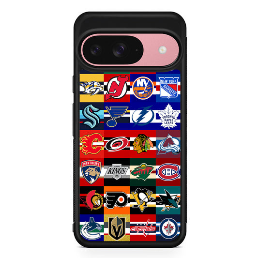 All NHL Teams Jersey Google Pixel 9 Case | Google Pixel 9 Protective Rubber Case