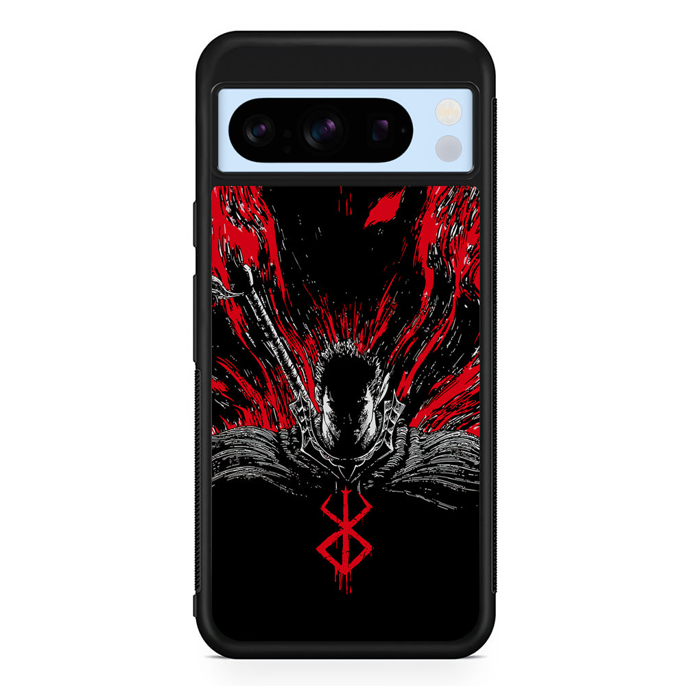 Guts Berserk The Black Swordsman Google Pixel 8 Pro Case | Slim Rubber Case for Google Pixel 8 Pro