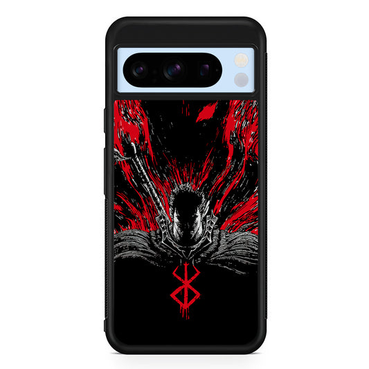 Guts Berserk The Black Swordsman Google Pixel 8 Pro Case | Slim Rubber Case for Google Pixel 8 Pro