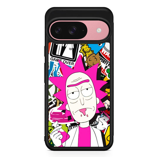 Dr Rick Sanchez Scientist Google Pixel 9 Case | Google Pixel 9 Protective Rubber Case