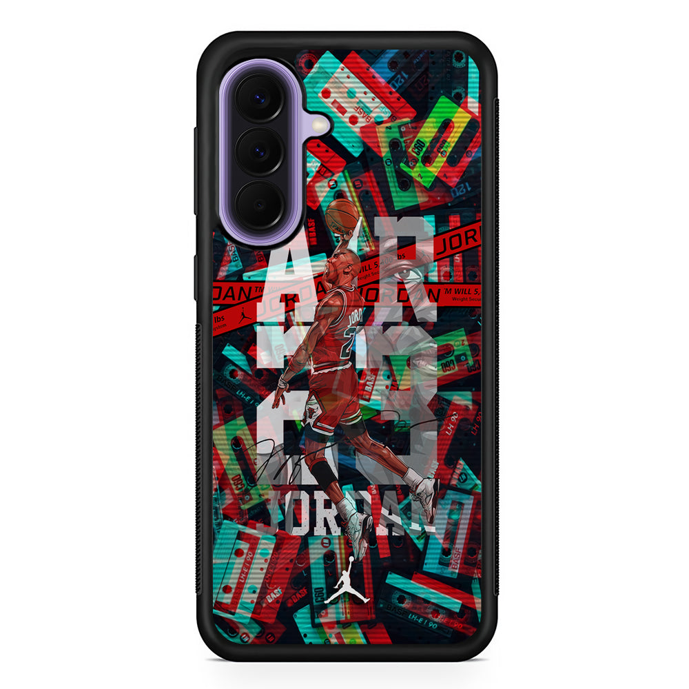 Air Jordan Record The Moment Samsung Galaxy A57 Case | Slim Samsung Galaxy A57 Rubber Case