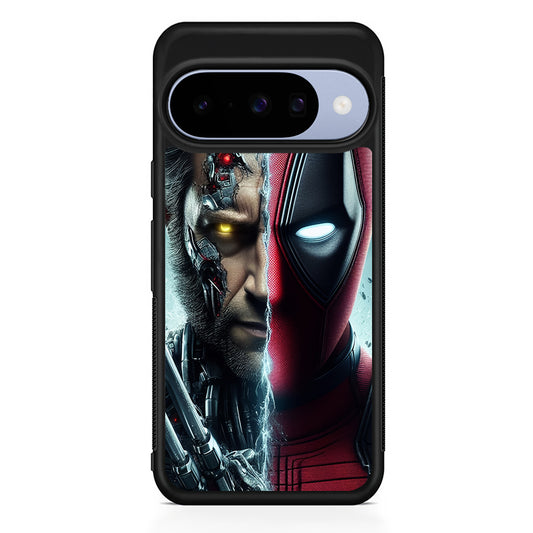 Deadpool and Wolverine Cooperation Google Pixel 10 Case | Google Pixel 10 Rubber Protective Case