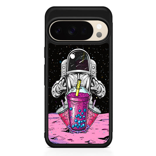 Astronaut and Bubble Ice Google Pixel 10 Pro XL Case | Slim Google Pixel 10 Pro XL Protective Case
