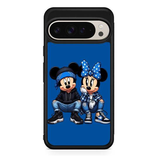 Mickey and Minnie Style Google Pixel 9 Pro Case | Slim Protective Cover
