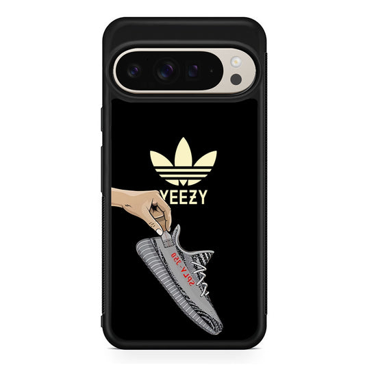 Adidas Yeezy Grey Shoes Google Pixel 9 Pro Case | Slim Protective Cover