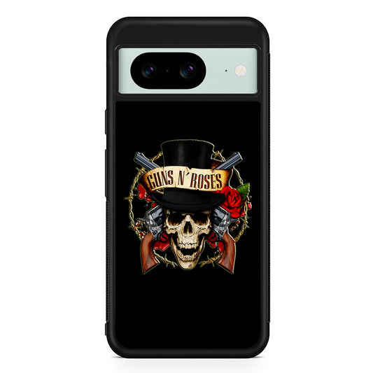 Guns N Roses Rock Skull Google Pixel 8 Case | Durable Protective Cover for Google Pixel 8
