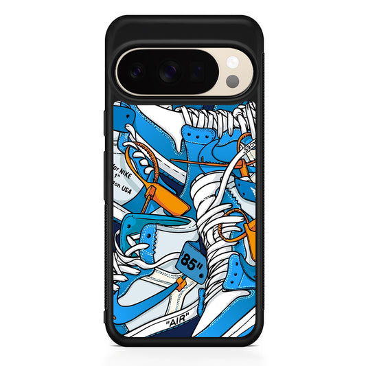 Nike Air Blue Google Pixel 10 Pro XL Case | Durable Google Pixel 10 Pro XL Cover