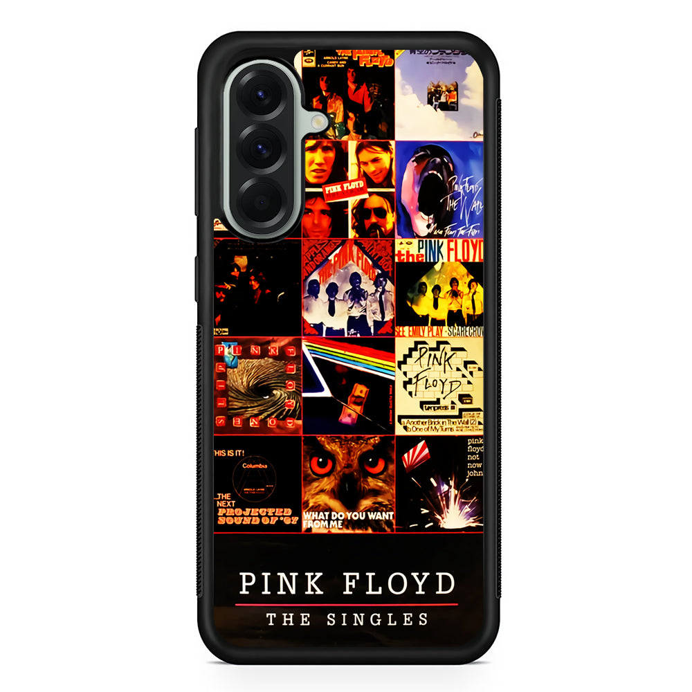 Pink Floyd Cover Collage Samsung Galaxy A56 Case | Samsung Galaxy A56 Protective Rubber Case