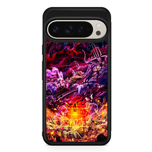 One Piece Luffy VS Kaido Google Pixel 9 Pro Case | Slim Protective Cover