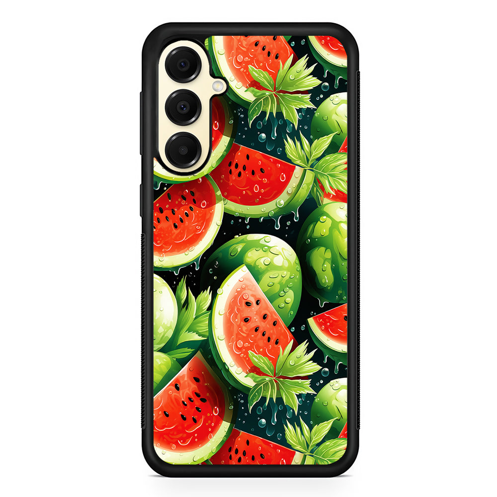 Watermelon Summer Fresh Fruit Samsung Galaxy A16 Case | Slim Rubber Samsung Galaxy A16 Case