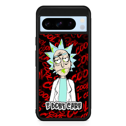 Dr Rick I Don't Care Google Pixel 8 Pro Case | Slim Rubber Case for Google Pixel 8 Pro