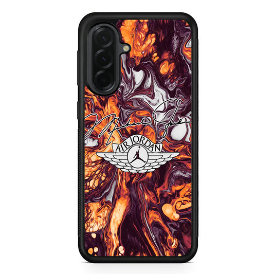 Air Jordan Luxe Signature Marble Samsung Galaxy A36 Case | Slim Samsung Galaxy A36 Protective Case