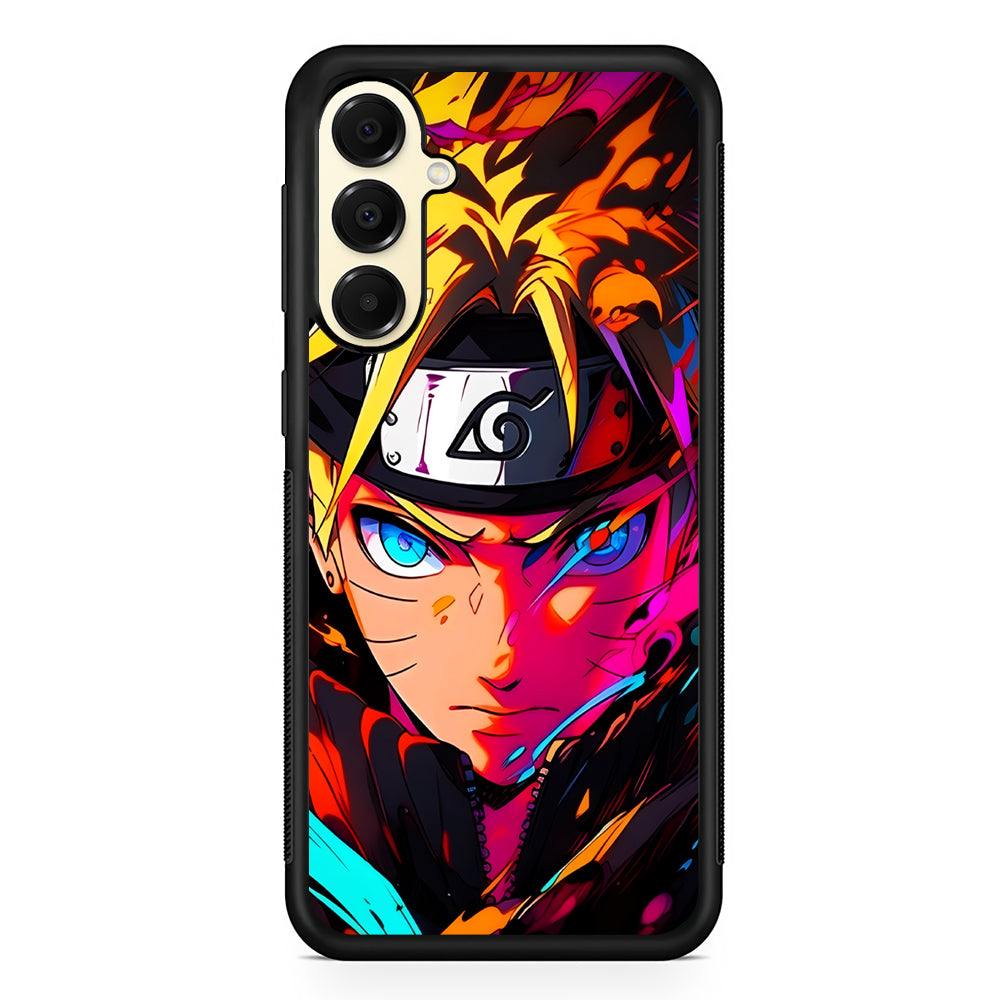 Naruto Uzumaki Colorful Art Samsung Galaxy A16 Case | Slim Rubber Samsung Galaxy A16 Case