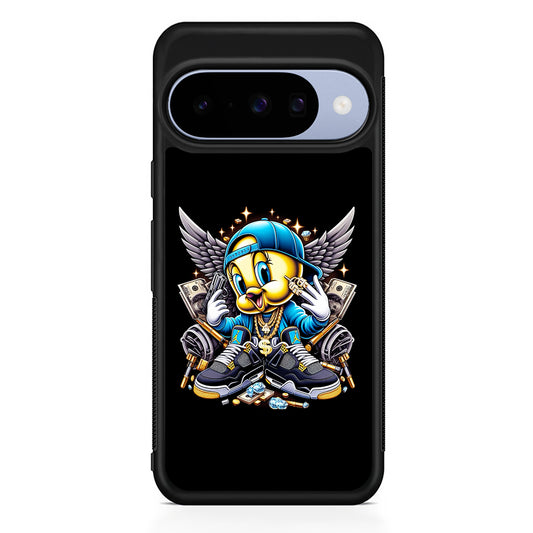 Tweety Bird Rich Google Pixel 10 Case | Google Pixel 10 Rubber Protective Case
