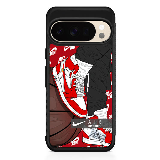 Nike Shiny Red Lava Google Pixel 10 Pro XL Case | Durable Google Pixel 10 Pro XL Cover
