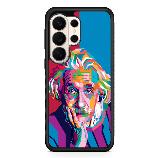 Albert Einstein Pop Art Illustration Samsung Galaxy S26 Ultra Case | Slim Protective Case for Samsung Galaxy S26 Ultra