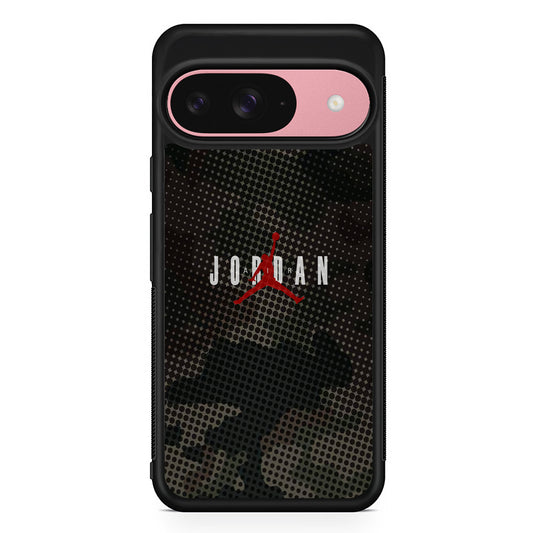 Air Jordan Gradation of Dark Camouflage Google Pixel 9 Case | Google Pixel 9 Protective Rubber Case