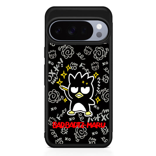 Badtz Maru Sanrio Black Google Pixel 10 Pro Case | Slim Google Pixel 10 Pro Rubber Case