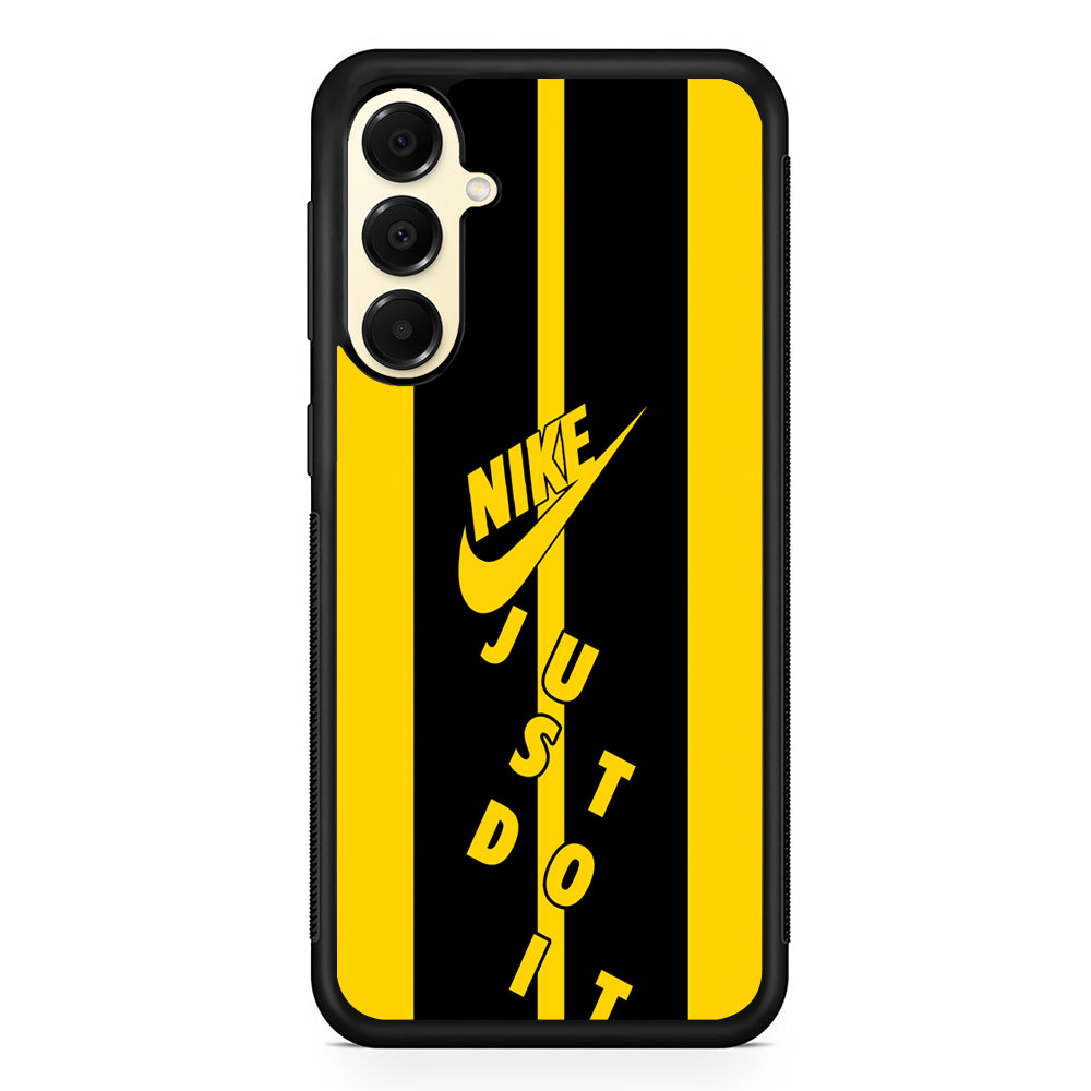Nike Yellow Stripe Just Do It Samsung Galaxy A16 Case | Custom Protective Samsung Galaxy A16 Case
