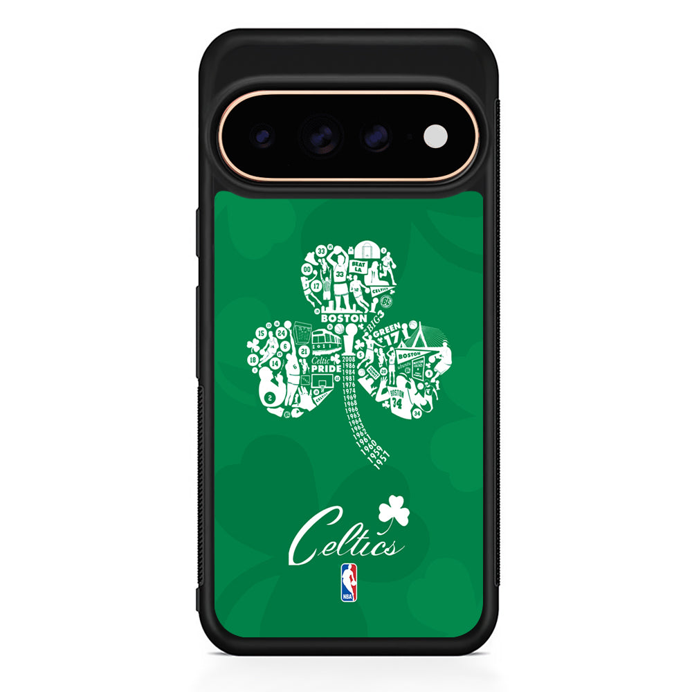 NBA Boston Celtics Logo Google Pixel 11 Pro Case - Stylish Protective Phone Case
