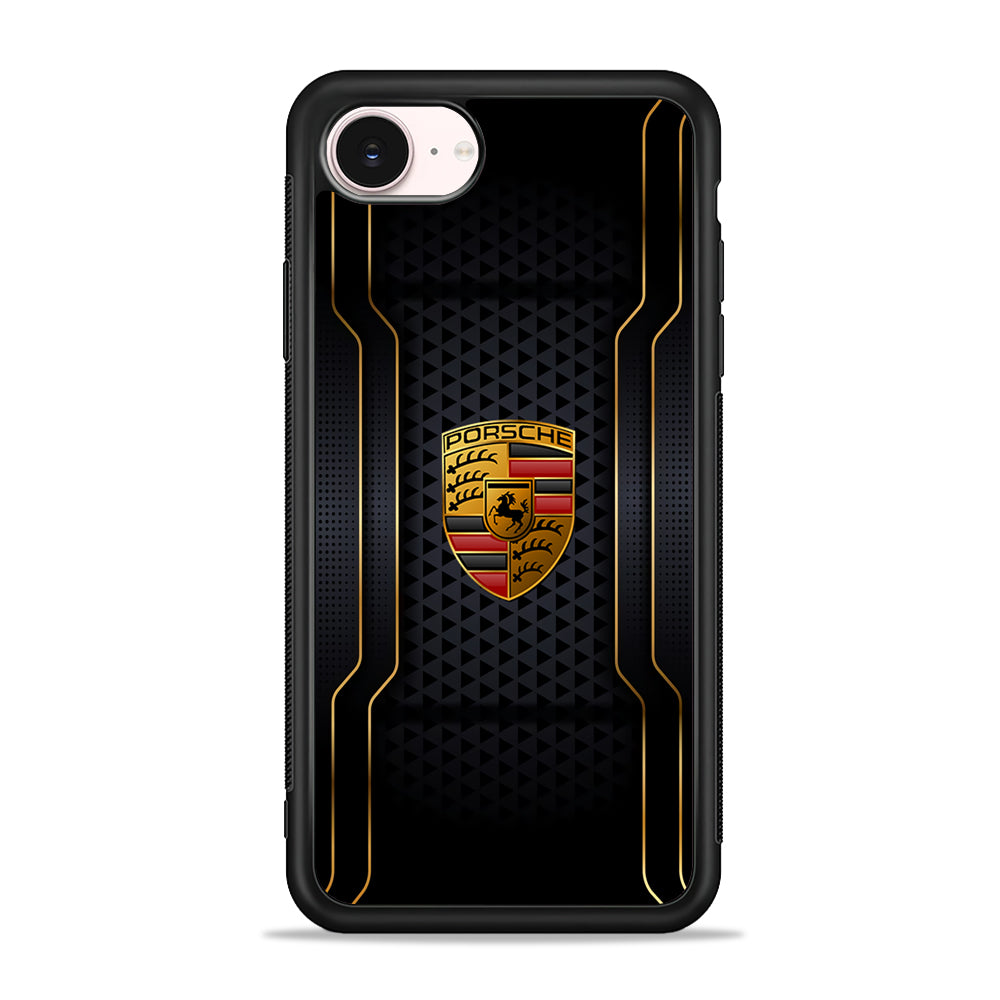 Porsche Emblem  Wall iPhone 17e Case - Silicone Case