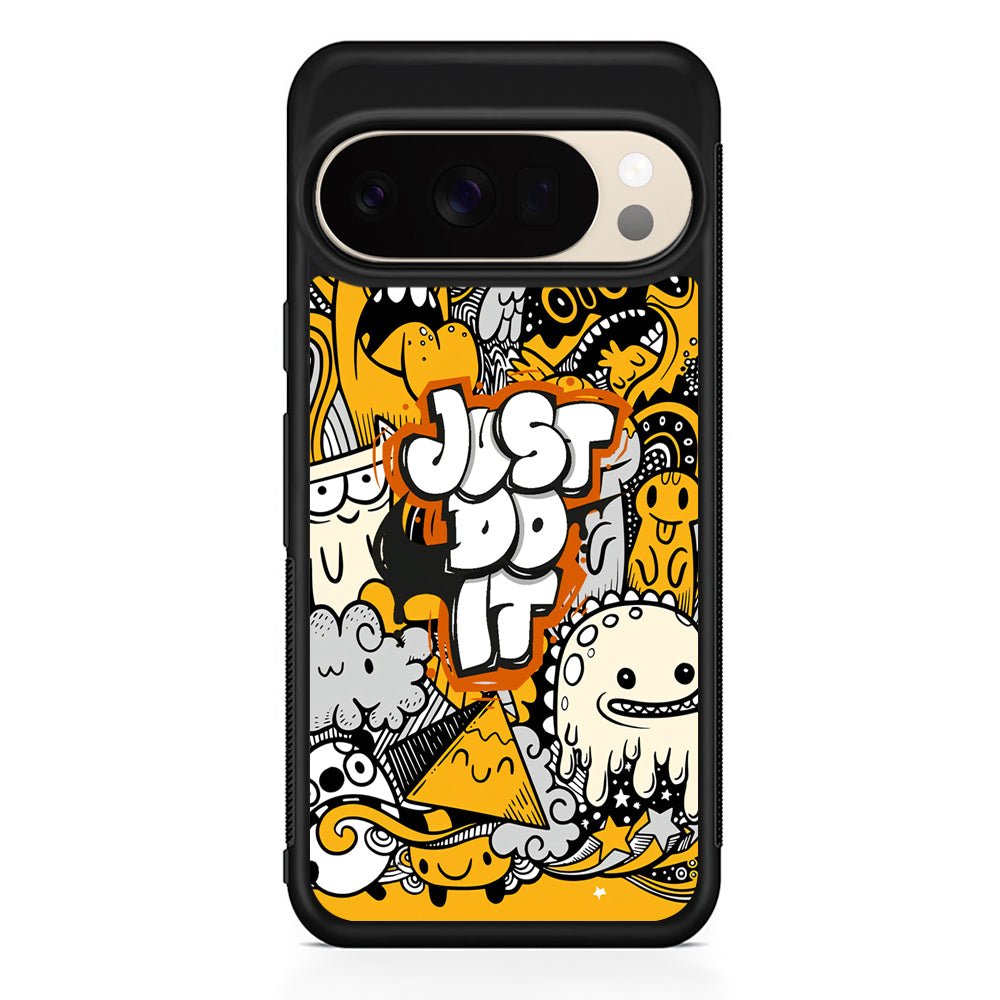 Nike Make Smile with Doodle Google Pixel 10 Pro XL Case | Durable Google Pixel 10 Pro XL Cover