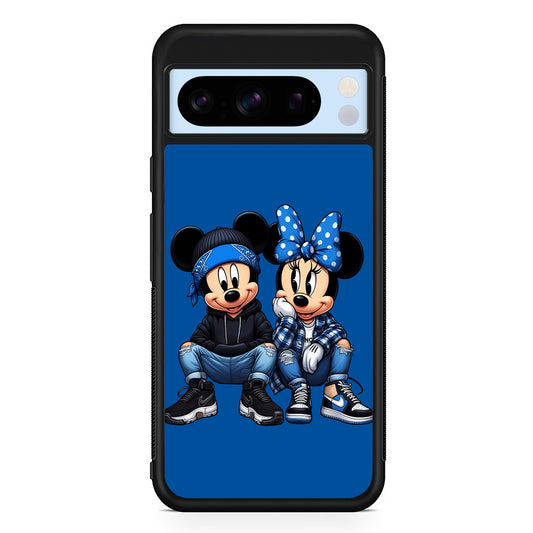Mickey and Minnie Style Google Pixel 8 Pro Case | Slim Rubber Case for Google Pixel 8 Pro