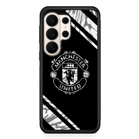 Manchester United Black Emblem Samsung Galaxy S26 Ultra Case | Slim Protective Case for Samsung Galaxy S26 Ultra