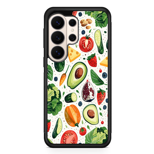Collection of Fruits and Vegetables Samsung Galaxy S26 Ultra Case | Slim Protective Case for Samsung Galaxy S26 Ultra