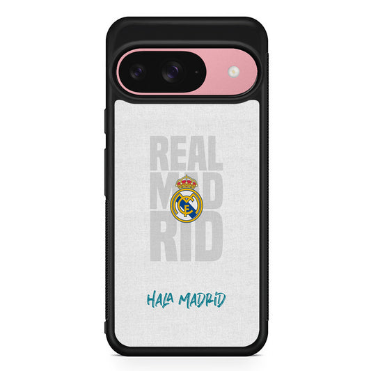 Real Madrid Hala Madrid Google Pixel 9 Case | Google Pixel 9 Protective Rubber Case