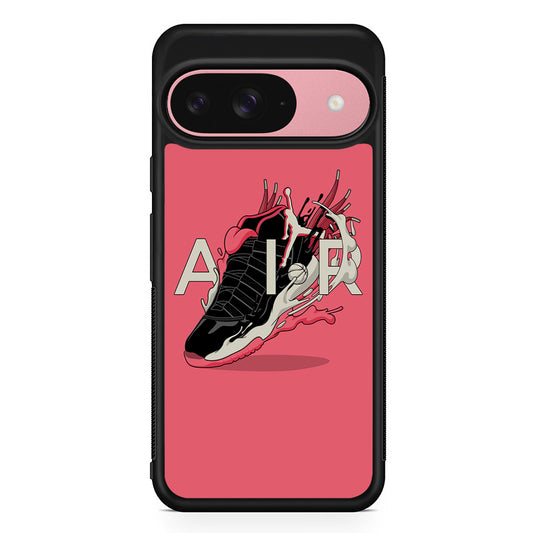 Air Jordan Paint Of Shoes Art Google Pixel 9 Case | Google Pixel 9 Protective Rubber Case