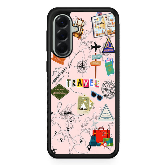 Travel and Adventure Tourism Samsung Galaxy A56 Case | Samsung Galaxy A56 Protective Rubber Case