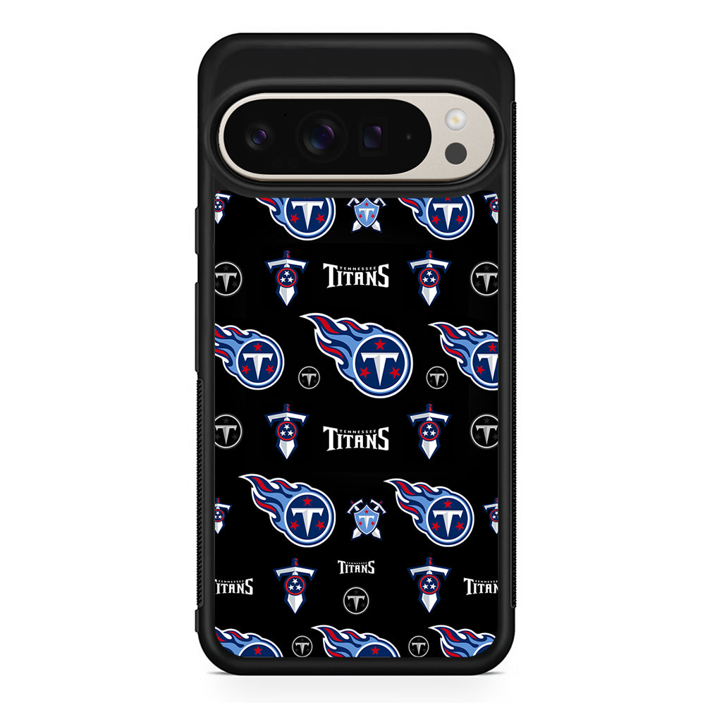 NFL Tennessee Titans Pattern Google Pixel 9 Pro Case | Slim Protective Cover