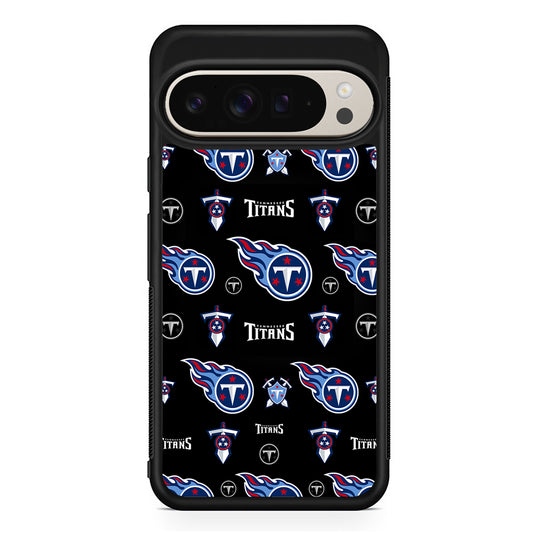 NFL Tennessee Titans Pattern Google Pixel 9 Pro Case | Slim Protective Cover