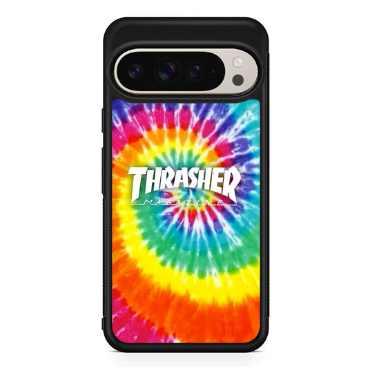 Thrasher Spiral Rainbow Google Pixel 9 Pro Case | Slim Protective Cover