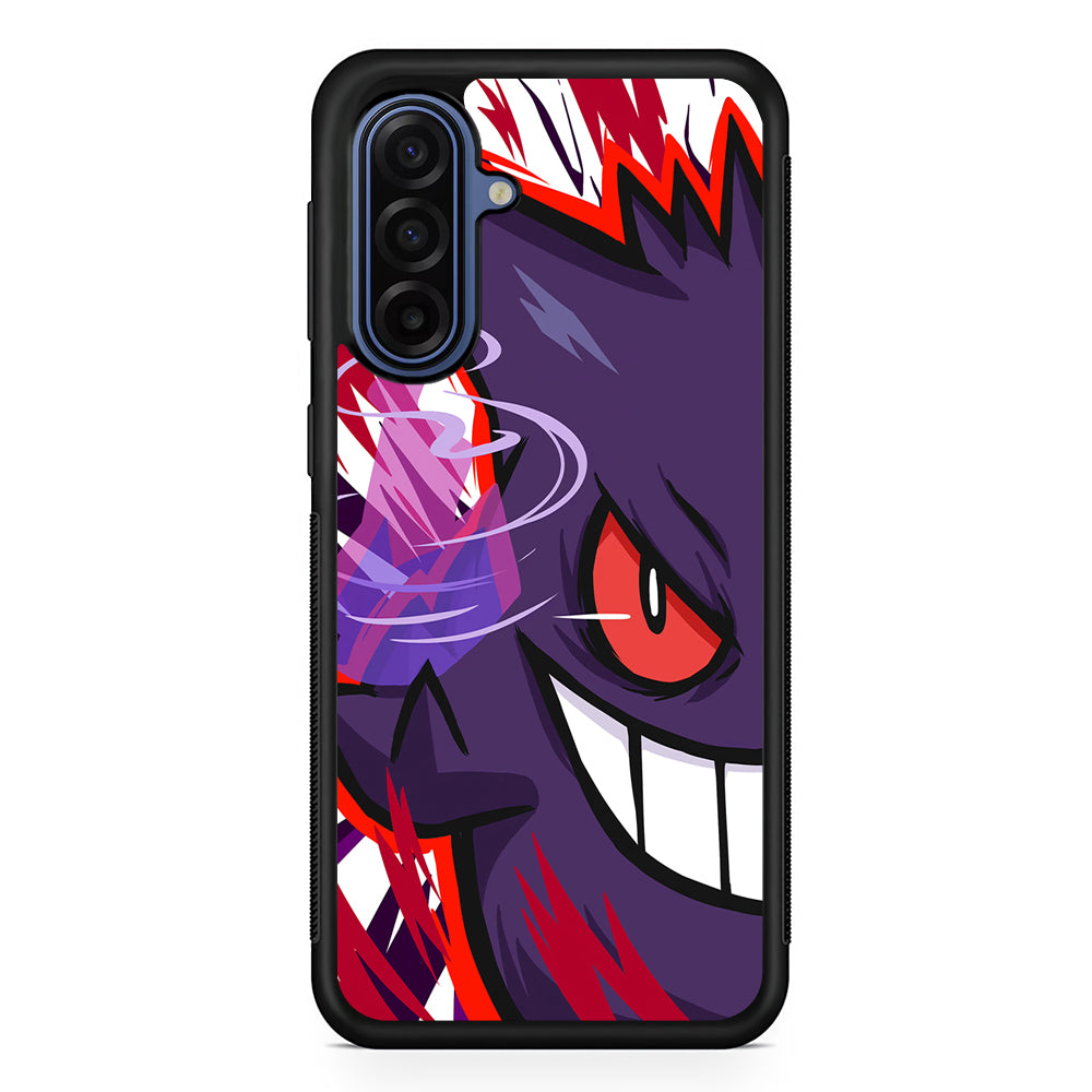 Pokemon Gengar Half Face Samsung Galaxy A17 Case | Slim Protective Phone Cover