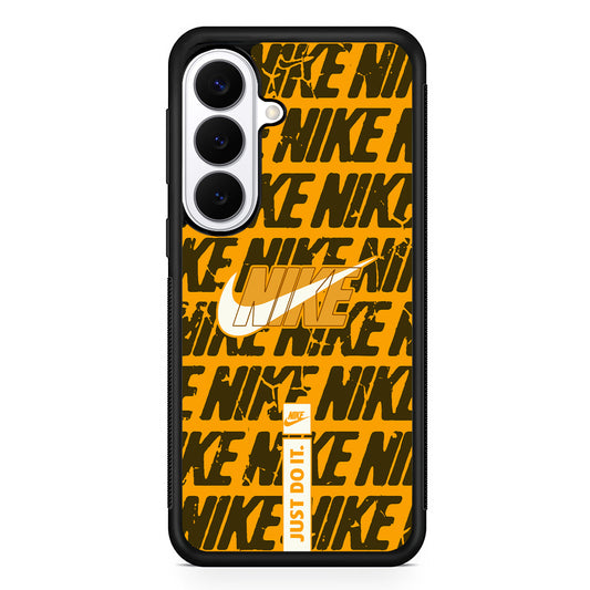 Nike Patern in Yellow Samsung Galaxy S26 Plus Case | Stylish Protective Cover for Samsung Galaxy S26 Plus