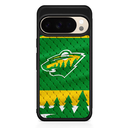 NHL Minnesota Wild Jersey Google Pixel 10 Pro XL Case | Slim Google Pixel 10 Pro XL Protective Case