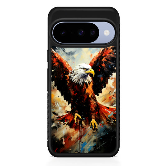 Eagle Flying In The Sky Google Pixel 10 Case | Google Pixel 10 Rubber Protective Case