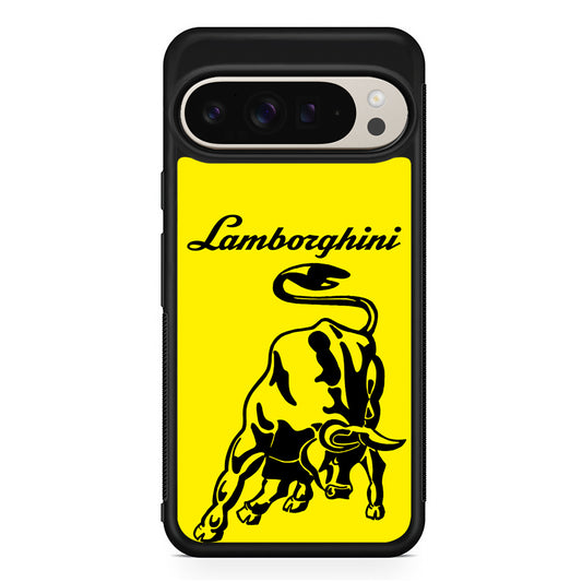 Lamborghini Word Icon Google Pixel 9 Pro Case | Slim Protective Cover